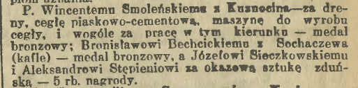 Smoleński Wincenty - Kurier Warszawski 1911