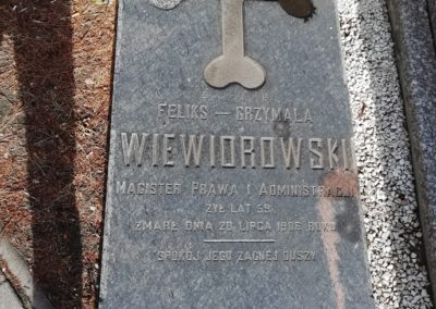 Wiewiorowski Feliks h. Grzymała