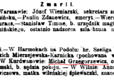 Grzegorzewicz Michał